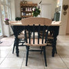 The 'Old Rectory' table - Made From Reclaimed Wood (Distressed Wooden Top)