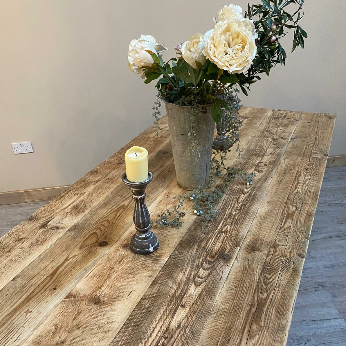 The 'Industrial' (pictured with the rustic pine finish)