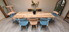 The 'St Ives' Distressed Farmhouse Dining Table - made from reclaimed wood