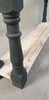 Rustic console table painted in Annie Sloan 'Graphite'