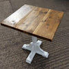 Square Pub Table Made From Reclaimed Wood - Country Life Furniture - Quality Interiors