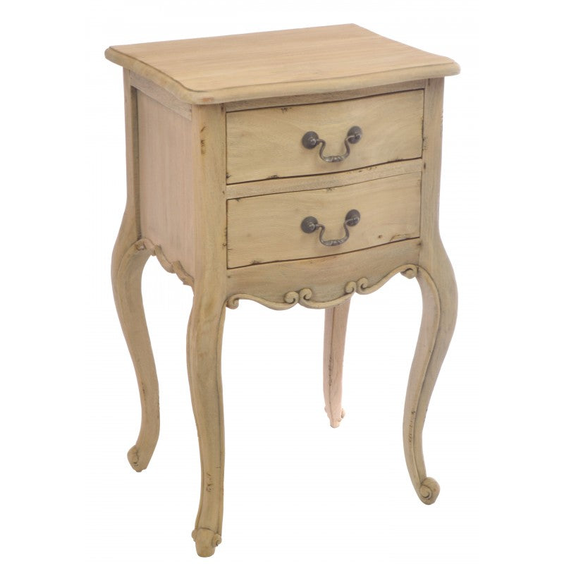 Vintage side sales table with drawers